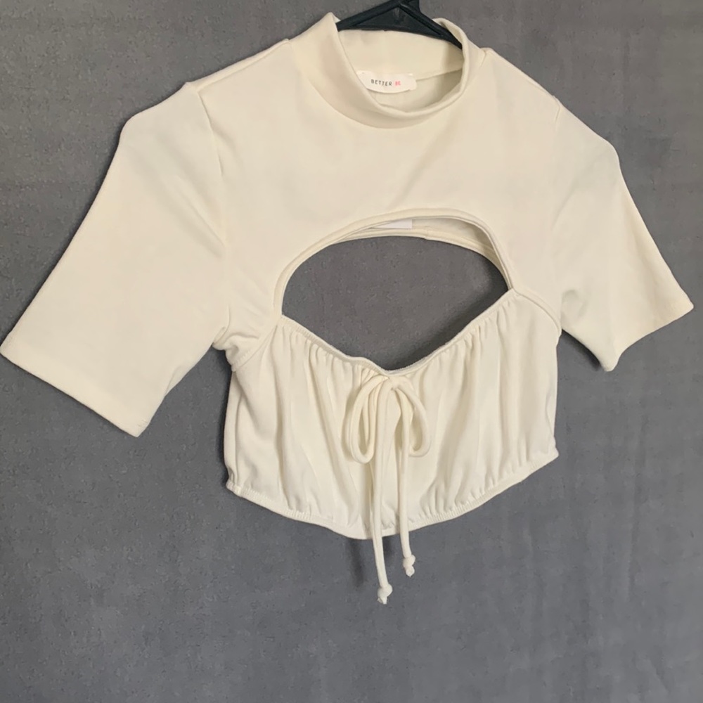 Knit crop top